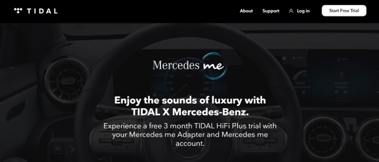 3-month Free Trial with Mercedes Me