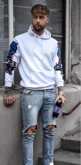 Graphic Hoodie and Skinny Jeans