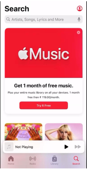 Music app