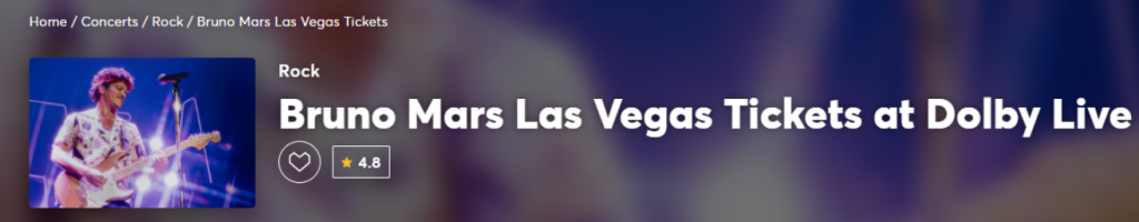 Bruno Mars Tickets Bruno Mars Tickets
