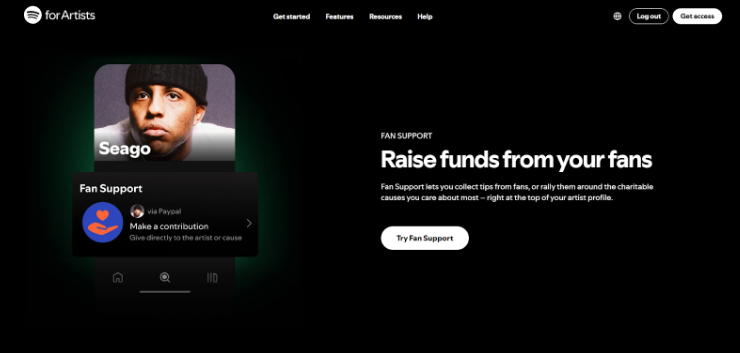 Enable Artist Fundraising Features Enable Artist Fundraising Features