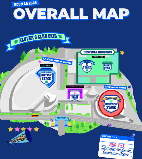KCON Venue & Map KCON Venue & Map
