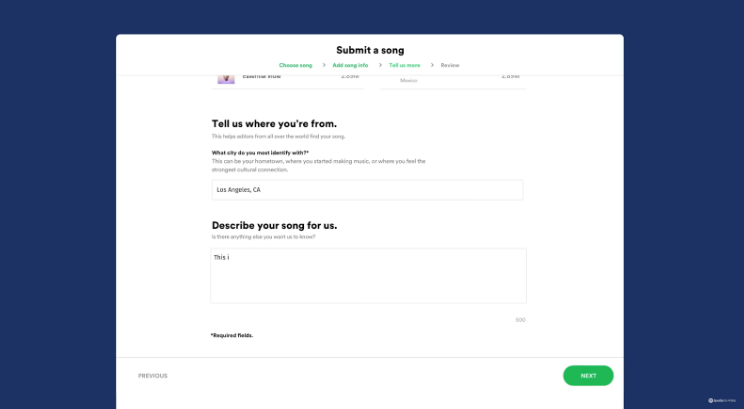 Spotify Submit for Review Spotify Submit for Review