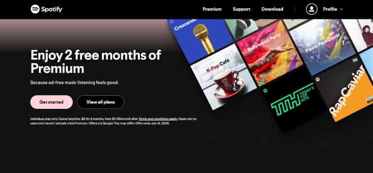 Spotify Web Music Premium Plans And Pricing Spotify Web Music Premium Plans And Pricing